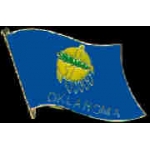 OKLAHOMA PIN STATE FLAG PIN